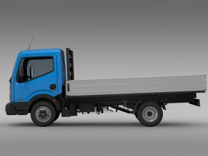 nissan cabstar tipper 2015 3D 모델