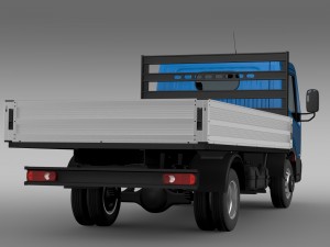nissan cabstar tipper 2015 3D 모델