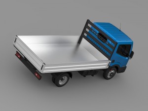 nissan cabstar tipper 2015 3D 모델