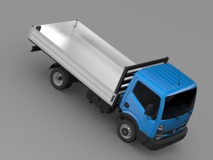 nissan cabstar tipper 2015 3D 모델