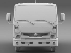 nissan cabstar tipper 2015 3D 모델