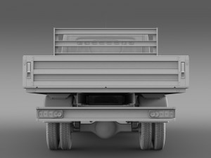 nissan cabstar tipper 2015 3D 모델