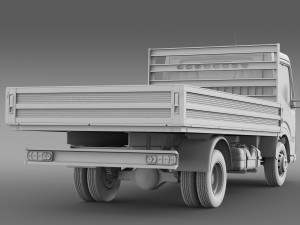 nissan cabstar tipper 2015 3D 모델