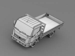nissan cabstar tipper 2015 3D 모델