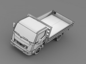 nissan nt400 tipper 2016 Modelo 3D