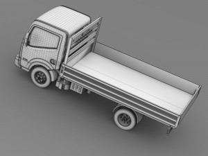 nissan nt400 tipper 2016 Modelo 3D