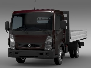 renault maxity tipper 2015 3D 模型