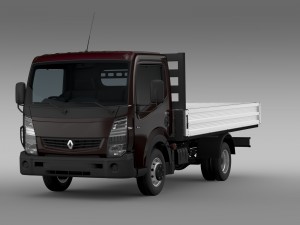 renault maxity tipper 2015 3D 模型