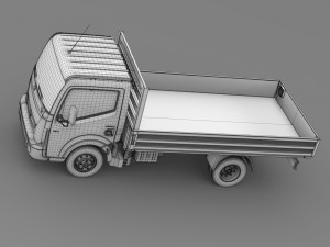 renault maxity tipper 2015 3D 模型