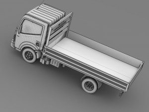 renault maxity tipper 2015 3D 模型