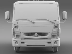 renault maxity tipper 2015 3D Model