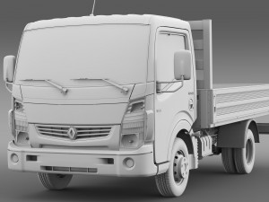 renault maxity tipper 2015 3D 模型