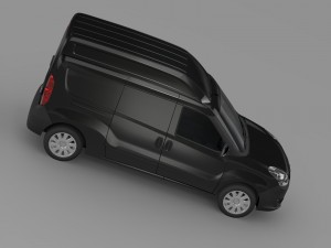 opel combo lwb high roof cargo d 2015 3D 모델