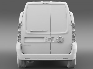 opel combo lwb high roof cargo d 2015 3D 모델