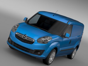 opel combo swb cargo 2015 d 3D Model