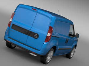 opel combo swb cargo 2015 d 3D Model