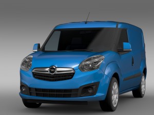 opel combo swb cargo 2015 d 3D Model
