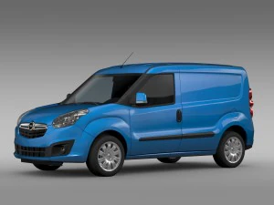 opel combo swb cargo 2015 d 3D Model