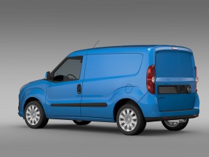 opel combo swb cargo 2015 d 3D Model