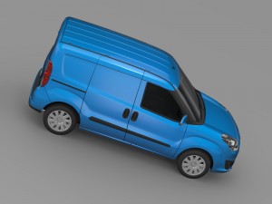 opel combo swb cargo 2015 d 3D Model