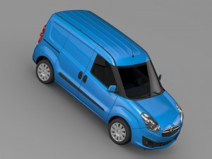 opel combo swb cargo 2015 d 3D Model