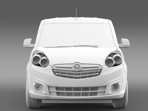 opel combo swb cargo 2015 d 3D Model