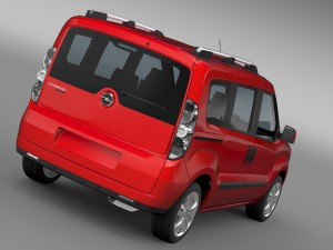 opel combo tour d 2015 3D Model