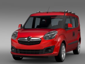 opel combo tour d 2015 3D Model