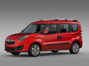 opel combo tour d 2015 3D Model