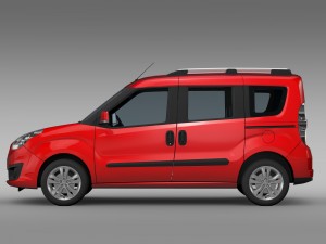 opel combo tour d 2015 3D Model