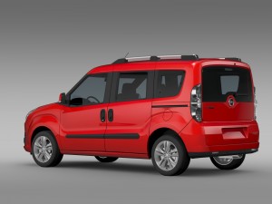 opel combo tour d 2015 3D Model