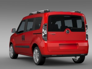 opel combo tour d 2015 3D Model