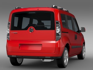 opel combo tour d 2015 3D Model