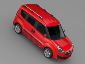 opel combo tour d 2015 3D Model