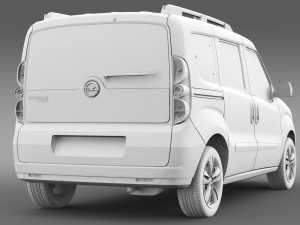 opel combo tour d 2015 3D Model