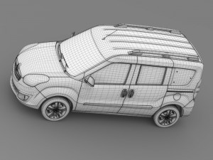 opel combo tour d 2015 3D Model