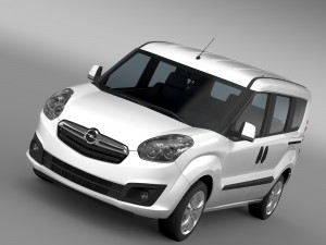 opel combo tour ecoflex d 2015 3Dモデル
