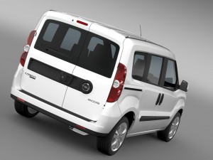 opel combo tour ecoflex d 2015 Modelo 3D