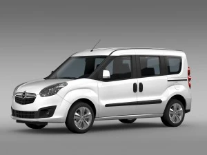 opel combo tour ecoflex d 2015 3D Model