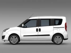 opel combo tour ecoflex d 2015 Modelo 3D