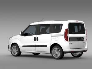 opel combo tour ecoflex d 2015 Modelo 3D