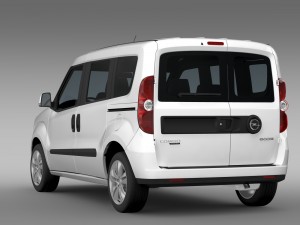 opel combo tour ecoflex d 2015 Modelo 3D