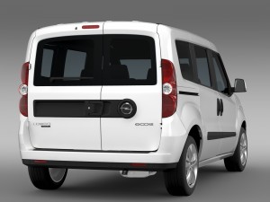 opel combo tour ecoflex d 2015 Modelo 3D