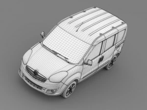 opel combo tour ecoflex d 2015 3D Model