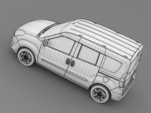 opel combo tour ecoflex d 2015 3D Model