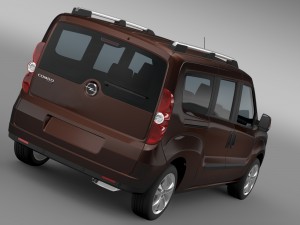 opel combo tour lwb d 2015 3D Модель