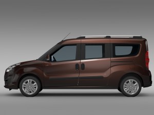 opel combo tour lwb d 2015 3D Модель