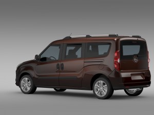 opel combo tour lwb d 2015 3D Модель