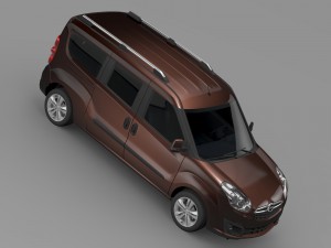 opel combo tour lwb d 2015 3D Модель