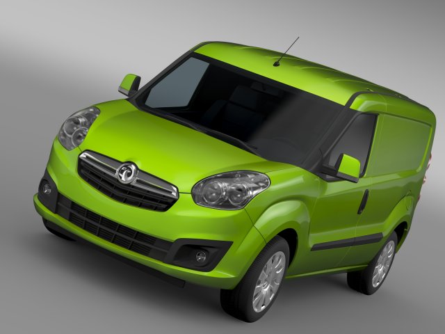 vauxhall combo h1l1 cargo 2015 3D Модель .c4d .max .obj .3ds .fbx .stl .blend 